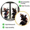 Static Glass Sticker, Traceless Reusable Window Decal, Halloween Bird Shapes Wizard Hat Crow Colorful Parrot Skull Spider Web Window
