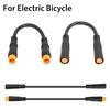 3 Pin Sensor Thumb Throttle Cables Universal For Electric Bicycle Electric Scooter Female-Female Waterproof Connectors Accessory