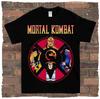 Mortal Kombat Ретро Графическая Футболка Унисекс С Коротким Рукавом S-5XL Унисекс Футболка