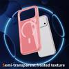 For iPhone 17 Pro Max Case PC+TPU Skin Touch Anti-drop Phone Cover Compatible with MagSafe