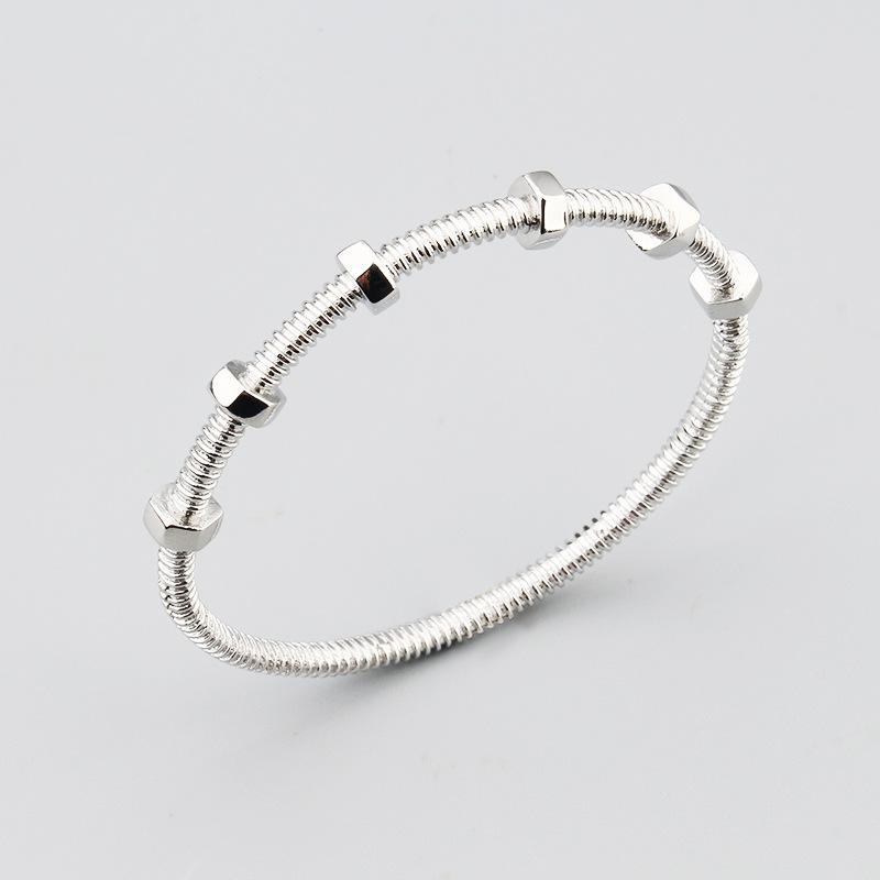 New Ins Style Nut Personalized Bracelet for Male and Female Couples, Unisex Circle Style, Popular Style Bracelet