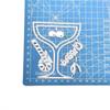 Wine Glass Cutting Dies Wine Glass Embossing Die Cut Templates for Card Making Scrapbooking DIY Craft Album