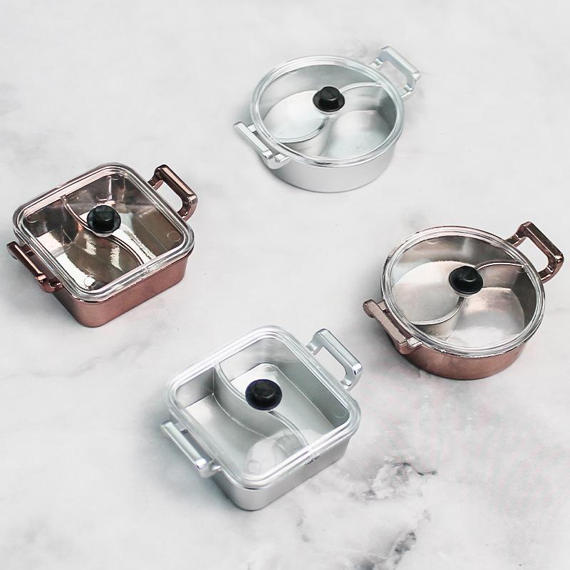 Кукольный домик Мини-Горшок Обеденная Тарелка Китайская Кухня Кастрюля Кухонная Посуда Модные Аксессуары Для Кукольного Дома Мебель Игрушки