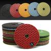 4Inch 100mm Diamond Hexagonal Granite Marble Stone Polishing Pad Sanding Wheel Wet Grinding Discs