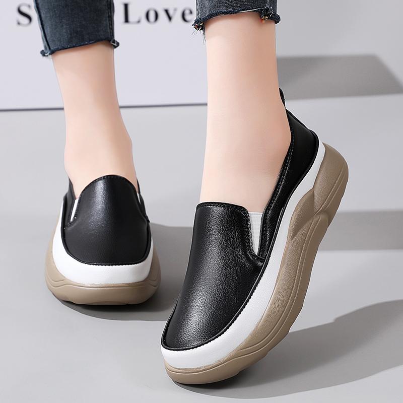 Women Casual Slip On Sneakers Nurse Loafers Walking Minimalist Maternity School Students Shoes for Girl