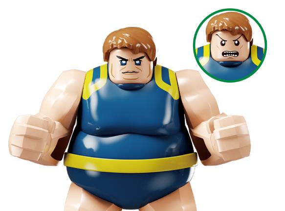 8 см Люди Икс Blob Big Bertha Доктор Дум роботы Дума Фигура для сборки Коллекционная модель Игрушка