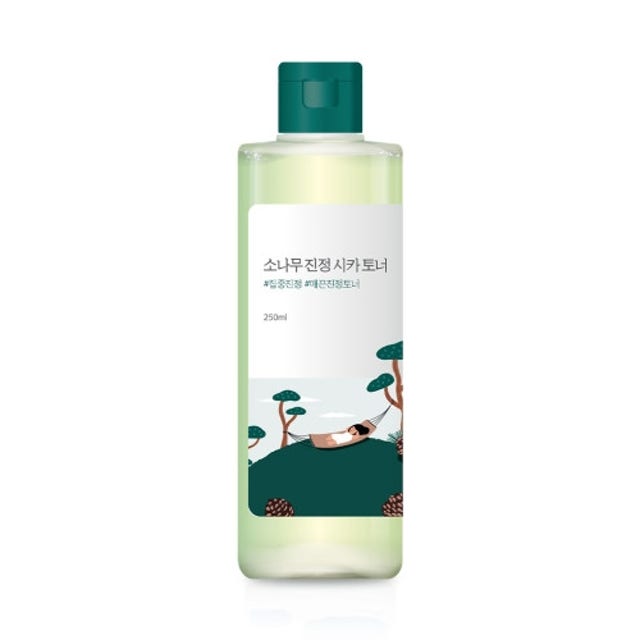 Round Lab Pine Tree Cica Calming Toner 250ml – Soothing & Redness Relief Hydration
