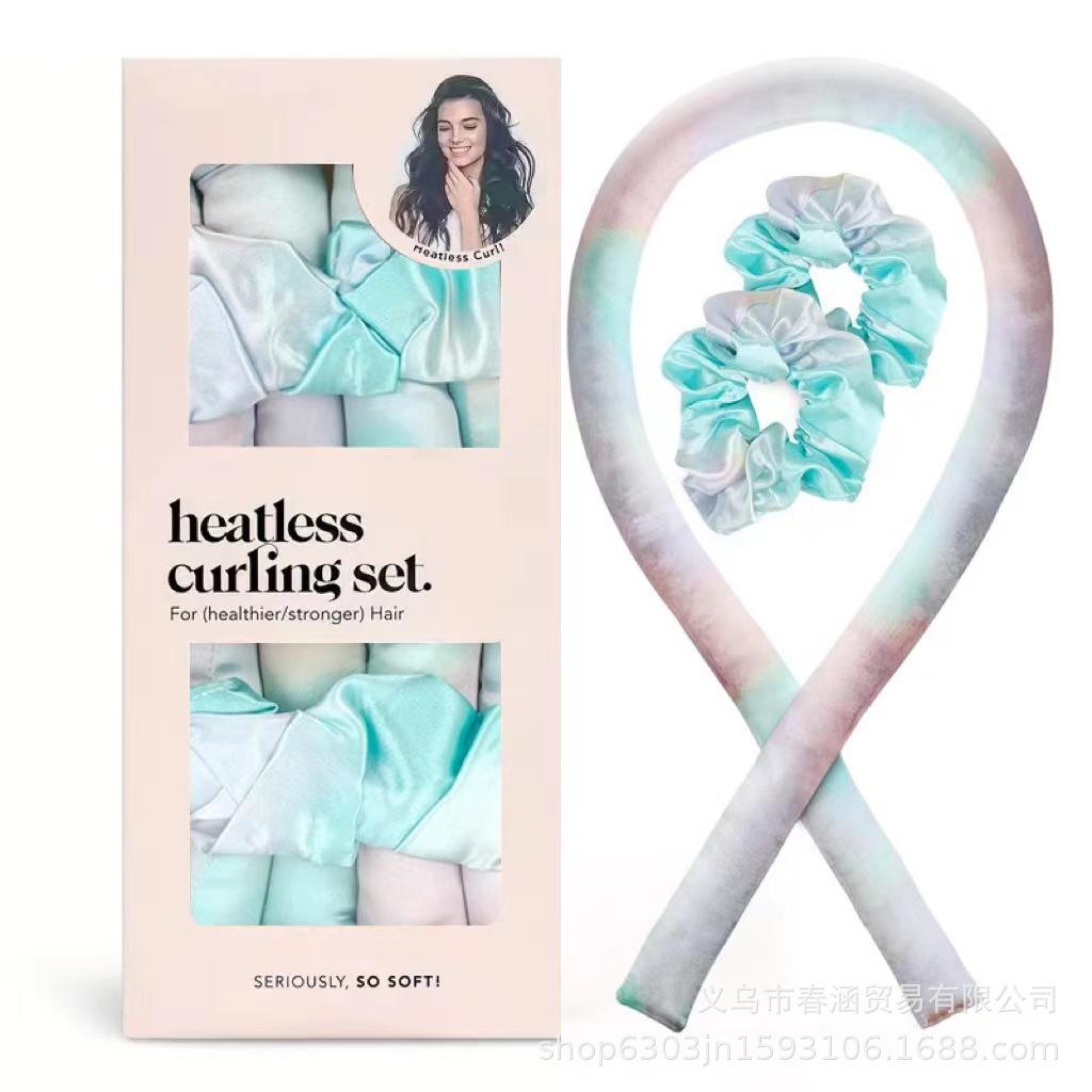 Бигуди для волос, без нагрева, повязка на голову, щипцы для завивки, пенопластовые щипцы для завивки, шелковая лента для завивки волос, кольцо для волос, инструменты для укладки волос своими руками, кудри для волос
