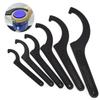 Round Nut Hook Wrench Adjustment Crescent Wrench Portable C Hook Spanner  Hand Tool