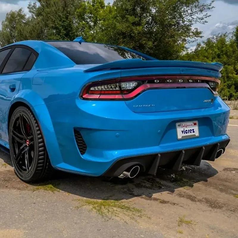 2015-2021 Для Dodge Charger SRT Задний Бампер Губа Диффузор Спойлер Нижний Сплиттер Защита Глянцевый Черный Или Под Карбон