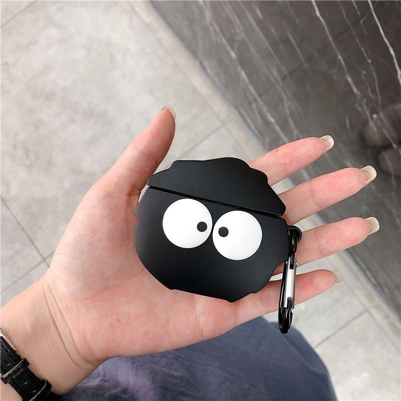 Милый Уголек Чехол для AirPods 4-го Поколения Apple Bluetooth Гарнитуры 2026 Новый Мультяшный Чехол Подходит для Женщин