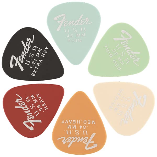 Guitar Picks 351 Dura-Tone 1.21mm Set of 12, Black