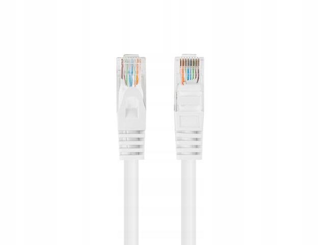 Patchcord Lanberg UTP kat.6 0,25m biały
