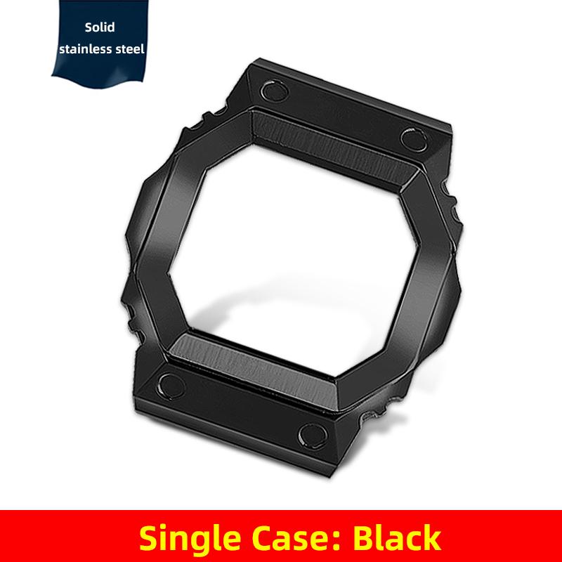 Мод-комплект для часов GX-56 Металлический корпус Браслет для Casio Giant G Square GXW-56BB GX-56BB/RC Ремешок из нержавеющей стали Аксессуары