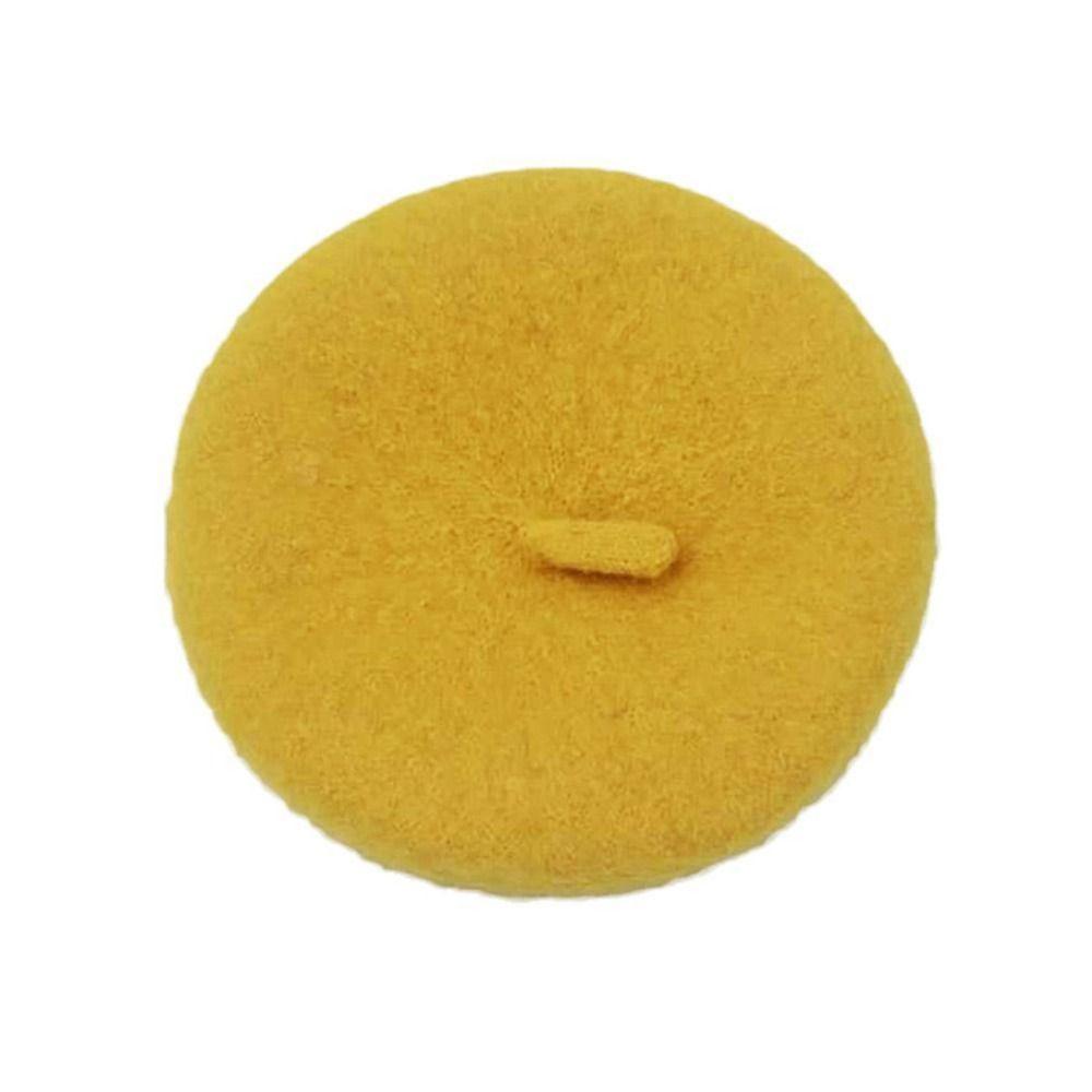 1 pcs Mini Solid Color Pet Decor Pet Wool Cap Pet Headwear Dog Beret Cat Hat