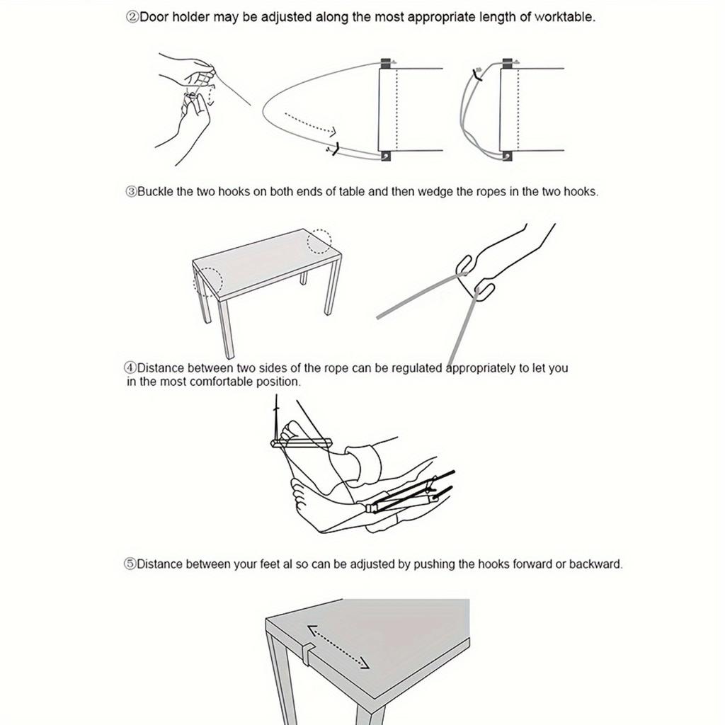 Портативная подставка для ног, гамак, ленивый стол для отдыха, подставка для ног, качели, подставка для ног, доска для отдыха на открытом воздухе, офисный стол, домашний сад, кемпинг