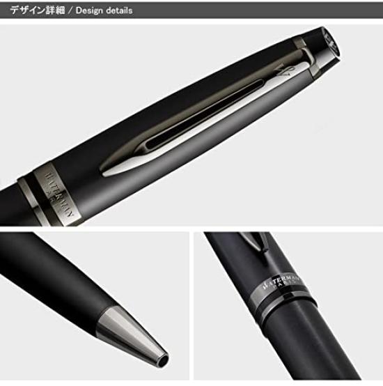 Имя подарок Шариковая ручка Waterman Expert Металлический серебристый RT [Бесплатная гравировка] [Бесплатная упаковка]