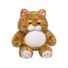 Cute Plush Cat Toy Stuffed Animal, Adorable Kitten Doll for Kids, Soft Cuddly Comfort Buddy for Sleeping and Play, Birthday Gift