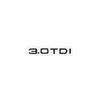 1Pc 3D ABS 2.0TDI/3.0TDI Displacement Badge Sticker - for A1/A3/A4/A5/A6/A7/A8/Q2/Q3/Q5/Q7 Trunk