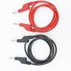 50cm 100cm Dual 4mm Stackable Banana to banana Plug Cables wire cord Multimeter Test Leads Electrical Red/Black 1000V 15A