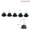 5Pcs T3 T4.2 Led Bulbs Car Interior Wedge Dashboard Warming Indicator Lamps