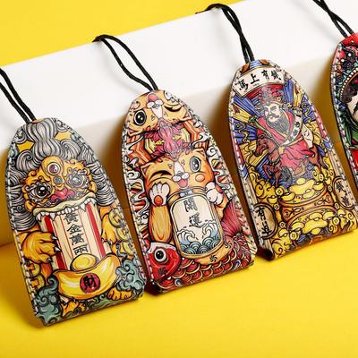 Чехол для ключа автомобиля из воловьей кожи ручной работы в китайском стиле, брелок, универсальный стиль, например, Honda Mazda Toyota