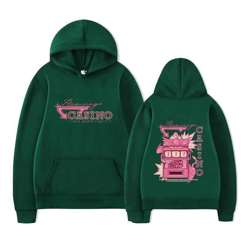 Travis Scott Style Loose Fit Hooded Sweatshirt Men Women Casual Streetwear