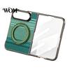 Retro Ethnic Style Cover Magnetic Folding Phone Case for iPhone18 Fold with 360 Degree Rotating Stand Anti-drop Scratch Resistant And Screen