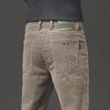 Men's Corduroy Straight-Leg Stretch Pants: Autumn & Winter Casual Business Wear