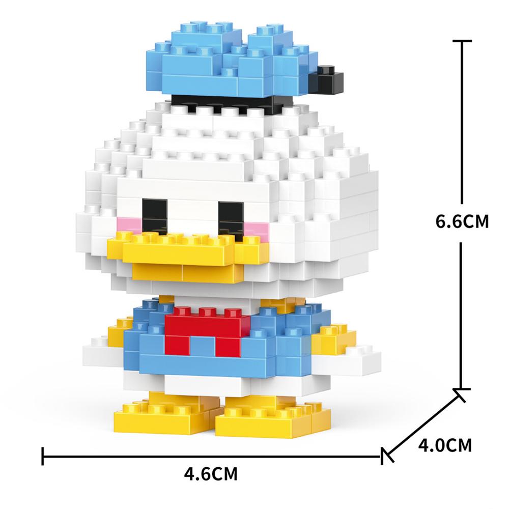 Cartoon Anime Blocks Kuromi My Melody Cinnamoroll Mouse Building Blocks Doll Toy Kids Birthday Gift