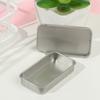 Tinplate Push Eyebrow Soap Box Small Storage Box Containers Rectangular Empty Tins Home Organizer