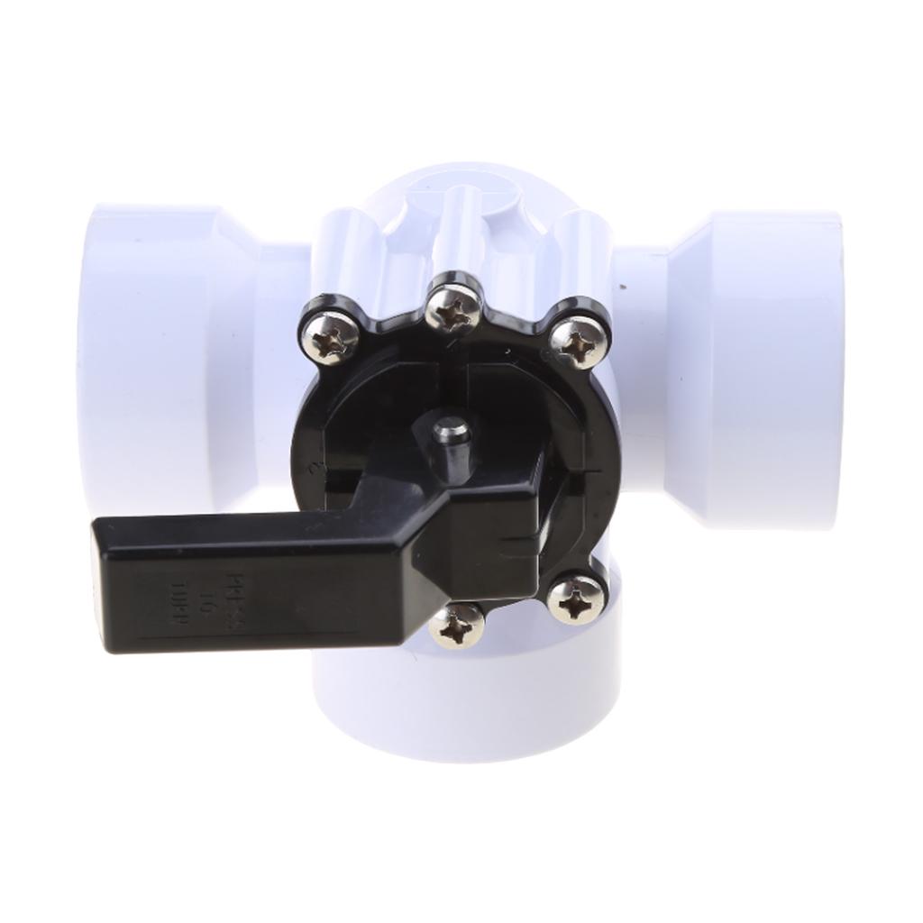 3-ходовой распределительный клапан для воды, универсальный адаптер для шланга с хомутами для распределителя воды в саду и бассейне на шланг 1,25" 1,5"