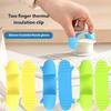 2Sets Comfort Fit Silicone Finger Protectors with Thermal Insulation for Preventing Scalds During Cooking and Professional Use