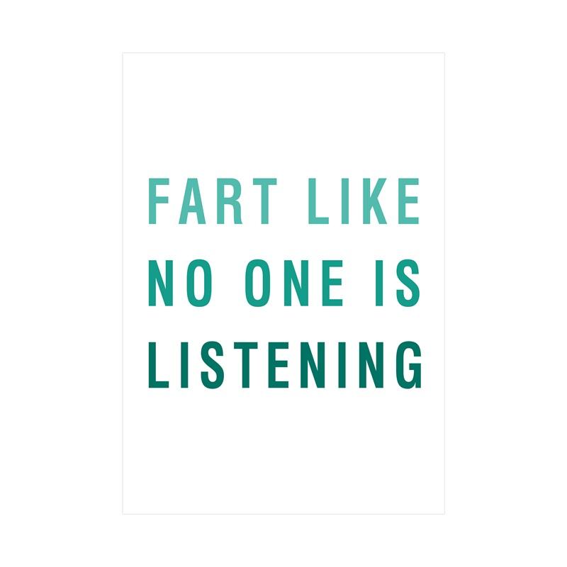 Ванная комната Смешные слова Печать Плакат Настенная картина Туалет Декор Без Рамки