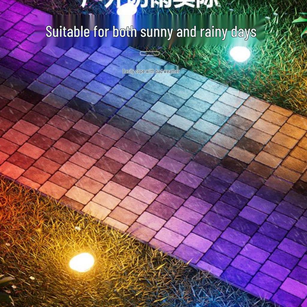 Solar Pebble Garden Lights - Outdoor Landscape & Villa Courtyard Decor