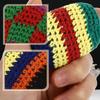 1/3/6/12Pcs Geometric Pattern Foot Bag Crochet Balls Multicolored Magic Juggling Balls  Children