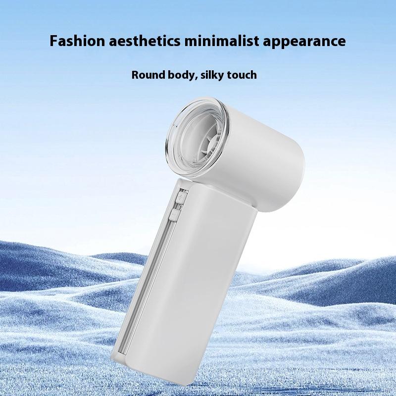Handheld Small Fan, Outdoor Portable Ultra-high-speed Turbine Ultra-long Battery Life Powerful Small Fan