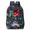 Cartoon Printed Children'S Backpack, Animation Schoolbag, Male And Female Primary And Secondary School Students Outdoor Travel Backpack