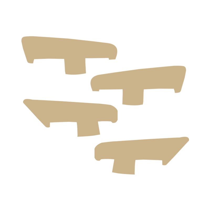 Для Chevrolet Epica 2007-2013 бежевая кожаная дверная панель из микрофибры, защитный чехол с креплением для салона автомобиля