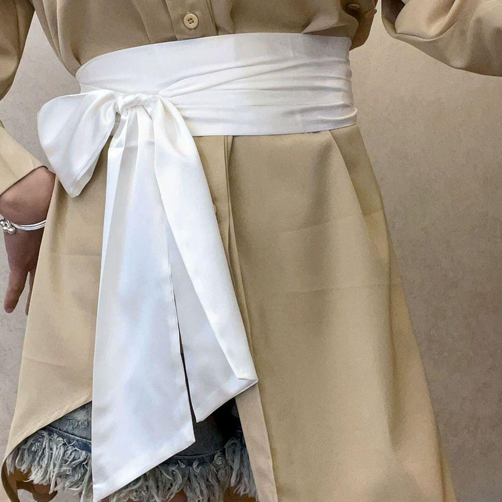 Декоративный бант корсет пояс широкий шнуровка ремень для юбок платья топа одежды