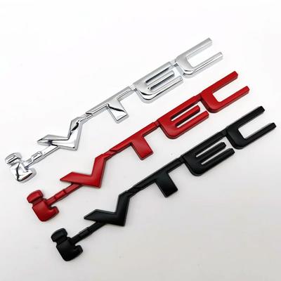 3D Металлический Сплав Буквы i-VTEC Логотип Автомобиль Задний Багажник Наклейка Значок Эмблема для City Civic Accord Jazz CRV Аксессуары
