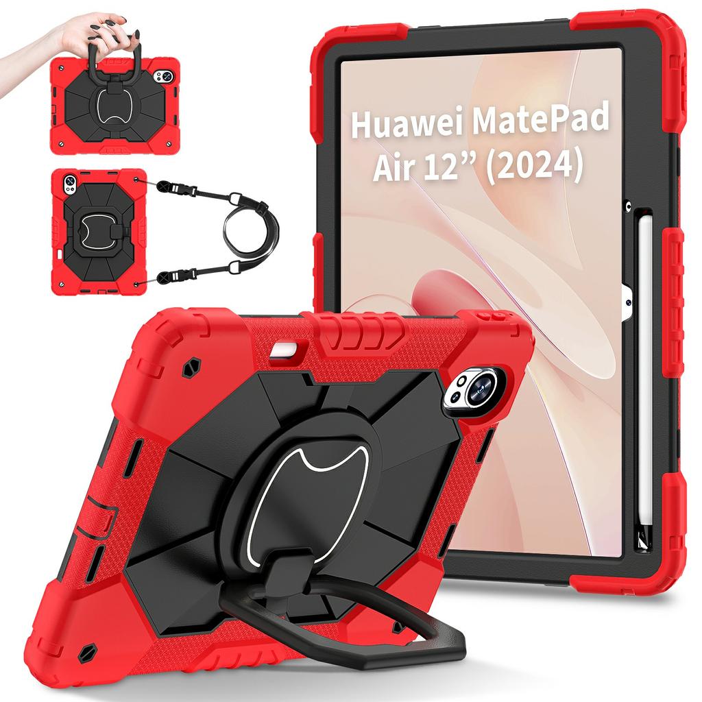 Для Huawei MatePad Air (2024) Чехол Силикон+ПК Подставка Чехол для планшета