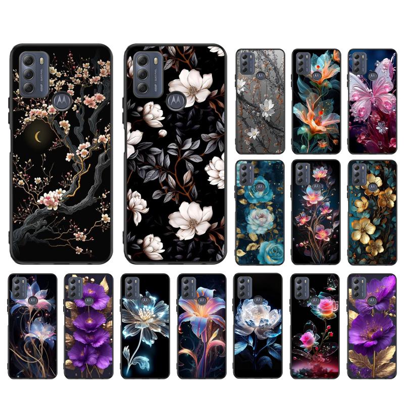 Чехол для телефона с цветочным принтом для Moto Edge 50 40 Pro Edge 40 30 Ultra Neo Fusion G Power G Stylus G Play E32 E20 E40