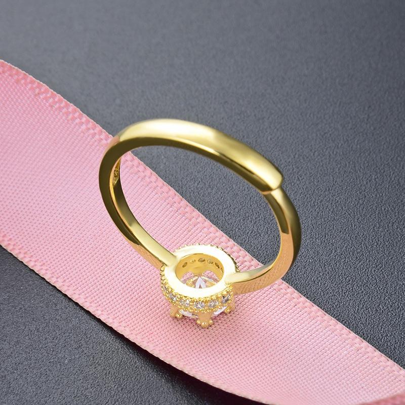 Классическое кольцо Lindon из стерлингового серебра 925 пробы с цирконом, женские ювелирные изделия, свадебный подарок для вечеринки