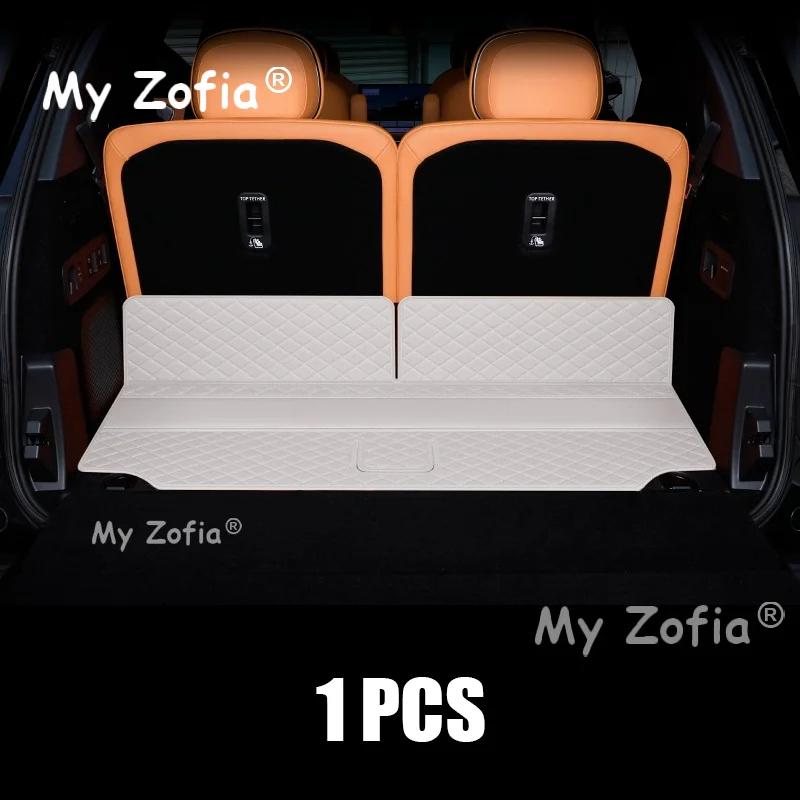 For Zeekr 9X 2025 2026 Car Trunk Mat leather Waterproof Rear Trunk Mat Boot Mat Interior Protective Accessories