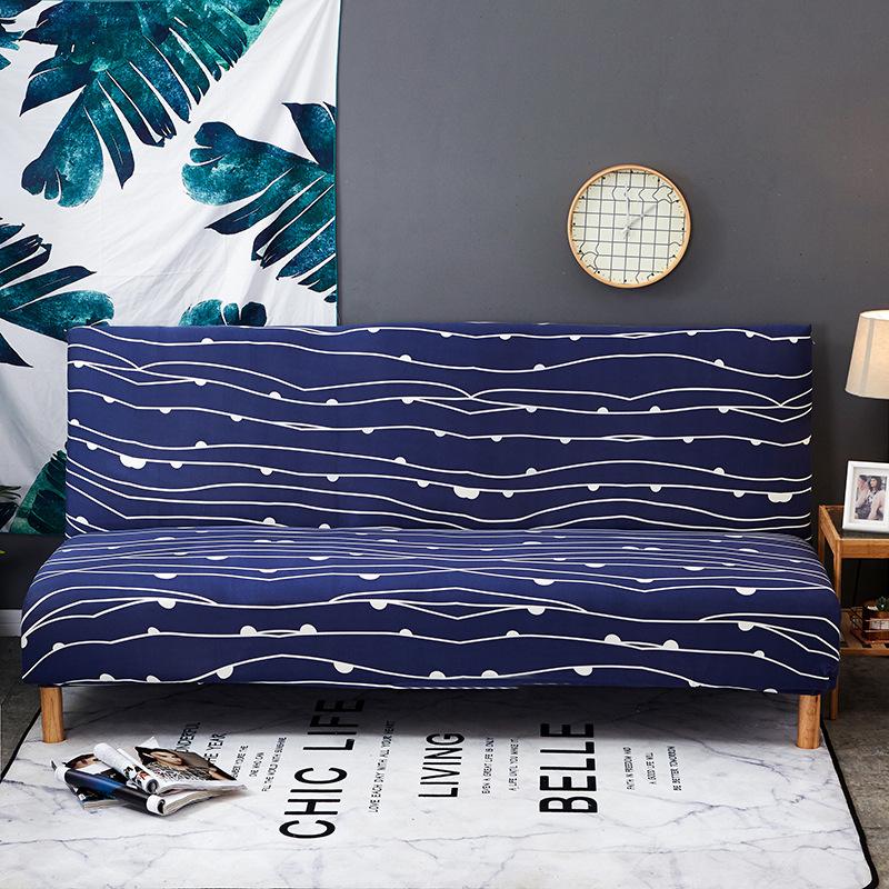 Full Coverage Elastic Sofa Bed Cover, Armless Sofa Cover, Cross-border Sofa Bed Dust Cover
