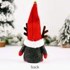Cartoon Deer Antlers Dwarf Ornament Cloth Faceless Doll Crafts Christmas Plush Doll  Photo Props