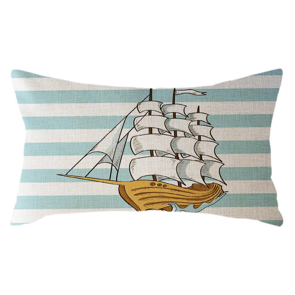 Minimalist Geometric Pillow Case Linen 30x50cm Cushion Cover Home Decor