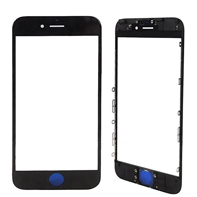 Для iPhone 6 6Plus 6s 6sPlus 7G 7 Plus Замена Переднего Внешнего Стекла Экрана Линза Крышка LCD С Рамкой