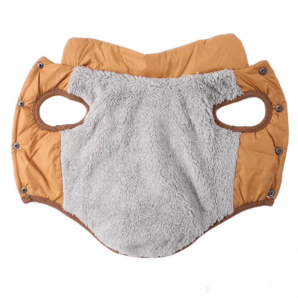 Зимняя куртка для собак средних и маленьких собак, кошек, ветрозащитная, теплая, с D-образным кольцом, одежда для щенков, чихуахуа, йоркширский питомец, флисовый костюм